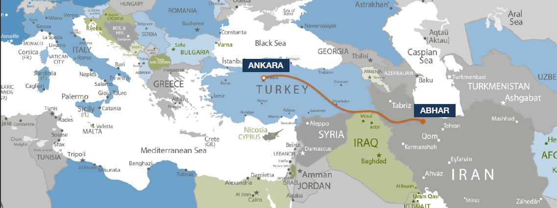 Ankara, Turkey - Abhar, Iran